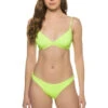 Maaji Dainty Underwire Bikini Top 2 Maaji Dainty Underwire Bikini Top -Everythingbutwater Store 3205SUN507 Bikini Top Chartreuse Front