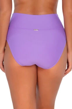 Hannah High Waist Bikini Bottom 8 Hannah High Waist Bikini Bottom -Everythingbutwater Store 33BPASFL Bikini Bottom Passion Flower Back
