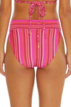 Marai Rollover High Waist Bikini Bottom -Everythingbutwater Store 3744635 Bikini Bottom Multi Back