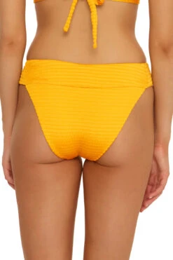 Maui Banded Hipster Bikini Bottom -Everythingbutwater Store 4714334 Bikini Bottom Honey Mustard Back1