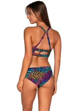Colette Underwire Bralette Bikini Top (E-H Cup) -Everythingbutwater Store 510TEFGPANPA Bikini Top Panama Palms Back2