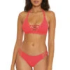 Keira Halter Banded Bikini Top -Everythingbutwater Store 542147 Bikini Top Paprika Front