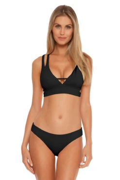 Elaine Banded Triangle Bikini Top (D+ Cup)