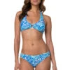 Ring Front Halter Bikini Top -Everythingbutwater Store HJN BLUE BGRT Tops Front 103008