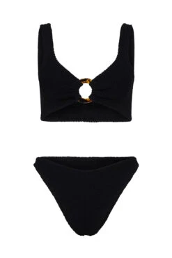 Julia Two Piece Bikini Set -Everythingbutwater Store JULIA BIKINI Bikini Set Black Laydown