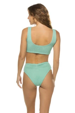 Kim Bralette Bikini Top -Everythingbutwater Store KIM TURQUOISE BIKINI TOP Bikini Top Turquoise Crochet Back