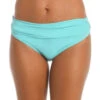 Island Goddess Banded Bottom -Everythingbutwater Store LB0IG95 Bikini Bottom Ice Blue Front