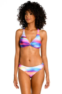 Underwire Twist Bralette Bikini Top -Everythingbutwater Store LB3ZQ70 Bikini Top Multi Front1