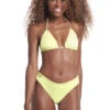 Maaji Balmy Reversible Sliding Triangle Bikini Top -Everythingbutwater Store MJI YELLOW YELLO Tops Front20Reverse 102869