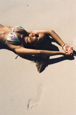 Maaji Balmy Reversible Sliding Triangle Bikini Top -Everythingbutwater Store MJI YELLOW YELLO Tops Lifestyle 102869