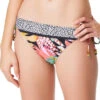 Thin Tie Side Hipster Bikini Bottom -Everythingbutwater Store RBLG23585 Bikini Bottom Multi Front2