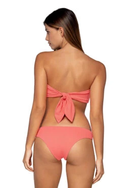 Eloise Bandeau Bikini Top 11 Eloise Bandeau Bikini Top -Everythingbutwater Store U614TPINGR Bikini Top Pink Grapefruit Back2