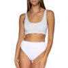 Sabrina Bralette Bikini Top -Everythingbutwater Store U950TOPTWH Bikini Top Optic White Front